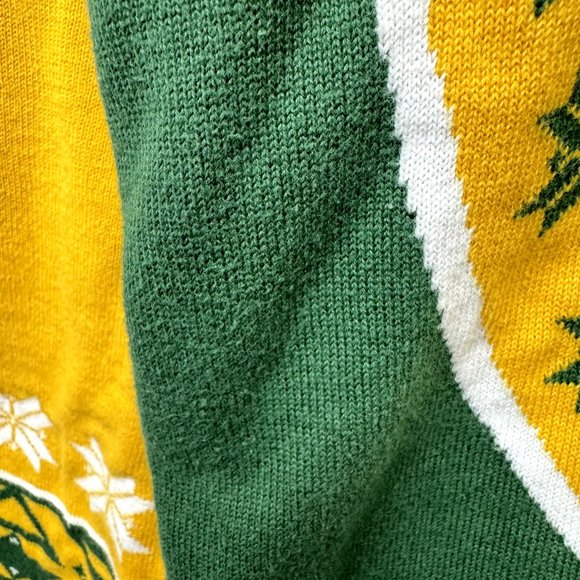 Green Bay Packers Ugly Christmas Sweater Mens M Medium NFL Team Apparel Pullover - Picture 6 of 10